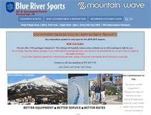 Tablet Screenshot of blueriversports.com